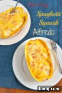 Golden Strands Alfredo 8 Old photo of skinny spaghetti squash alfredo