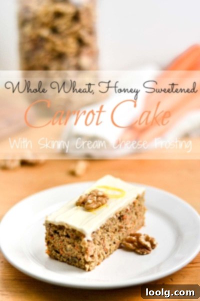 Wholesome Carrot Cake with Guilt-Free Cream Cheese Frosting 1 Healthy Whole Wheat Carrot Cake with Light Greek Yogurt Cream Cheese Frosting