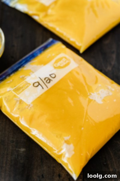 Crafting Homemade Pumpkin Puree 11 Frozen pumpkin puree stored in freezer bags and containers, labeled with dates