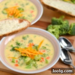 Creamy Cheddar Broccoli Soup 1 Cheddar Broccoli Soup