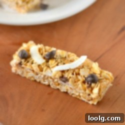 Chewy Coconut Chocolate Chip Granola Bars 2 Coconut Chocolate Chip Granola Bars