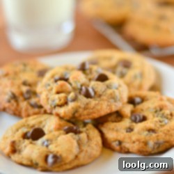 Perfectly Thick and Chewy 100% Whole Wheat Chocolate Chip Cookies 1 Thick and Chewy Whole Wheat Chocolate Chip Cookies