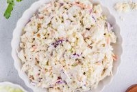 Creamy Blue Cheese Coleslaw with Tangy Dressing