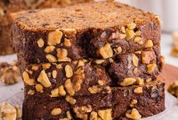 Whole Wheat Banana Nut Bread Recipe with Walnuts
